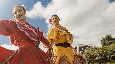 Pre-Hispanische dansers